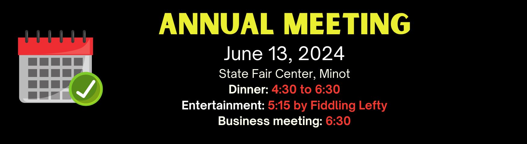 Annual Meeting information