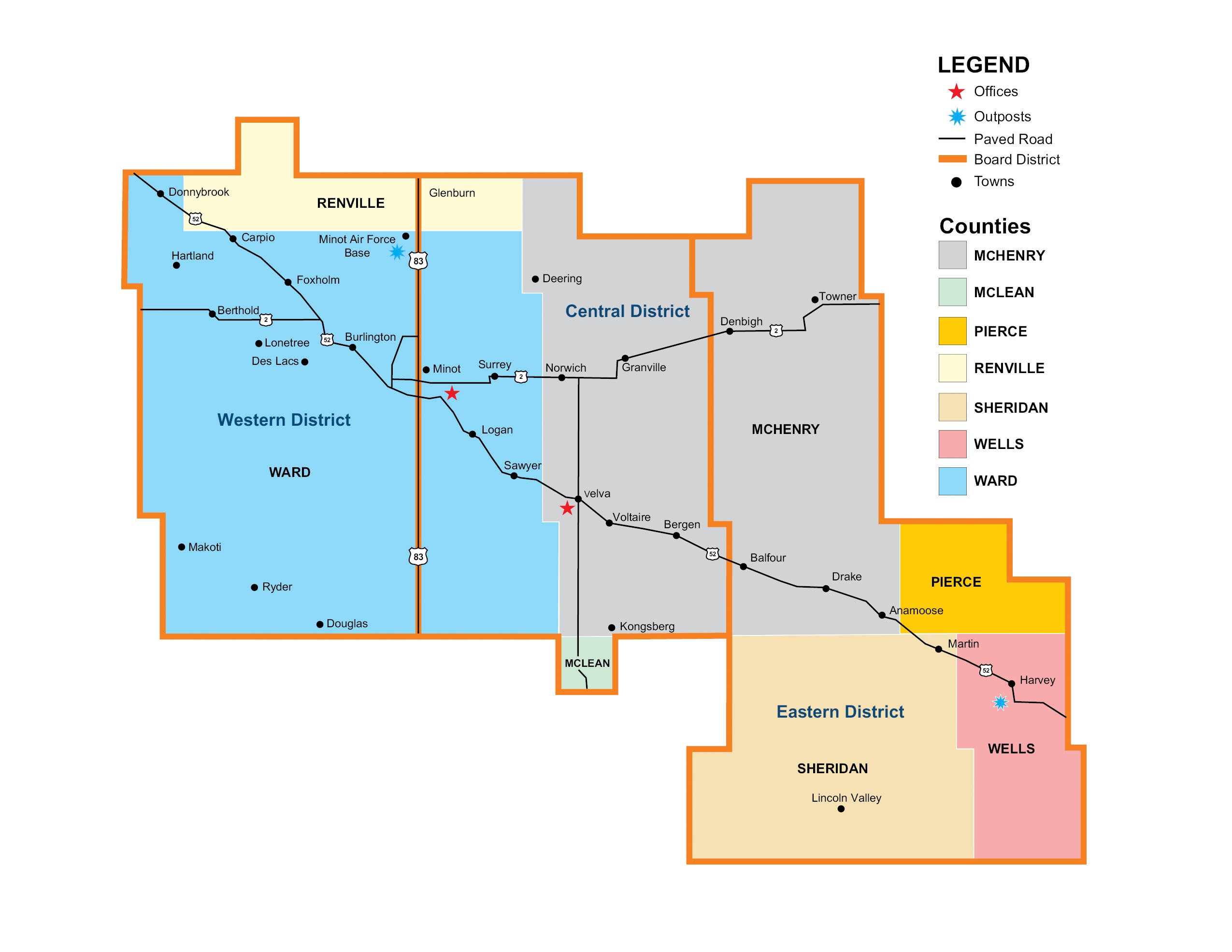 Verendrye District Map